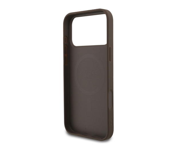 Guess 4G Strap Triangle Logo MagSafe do iPhone 17 Pro Max brązowy - 1365512 - zdjęcie 5